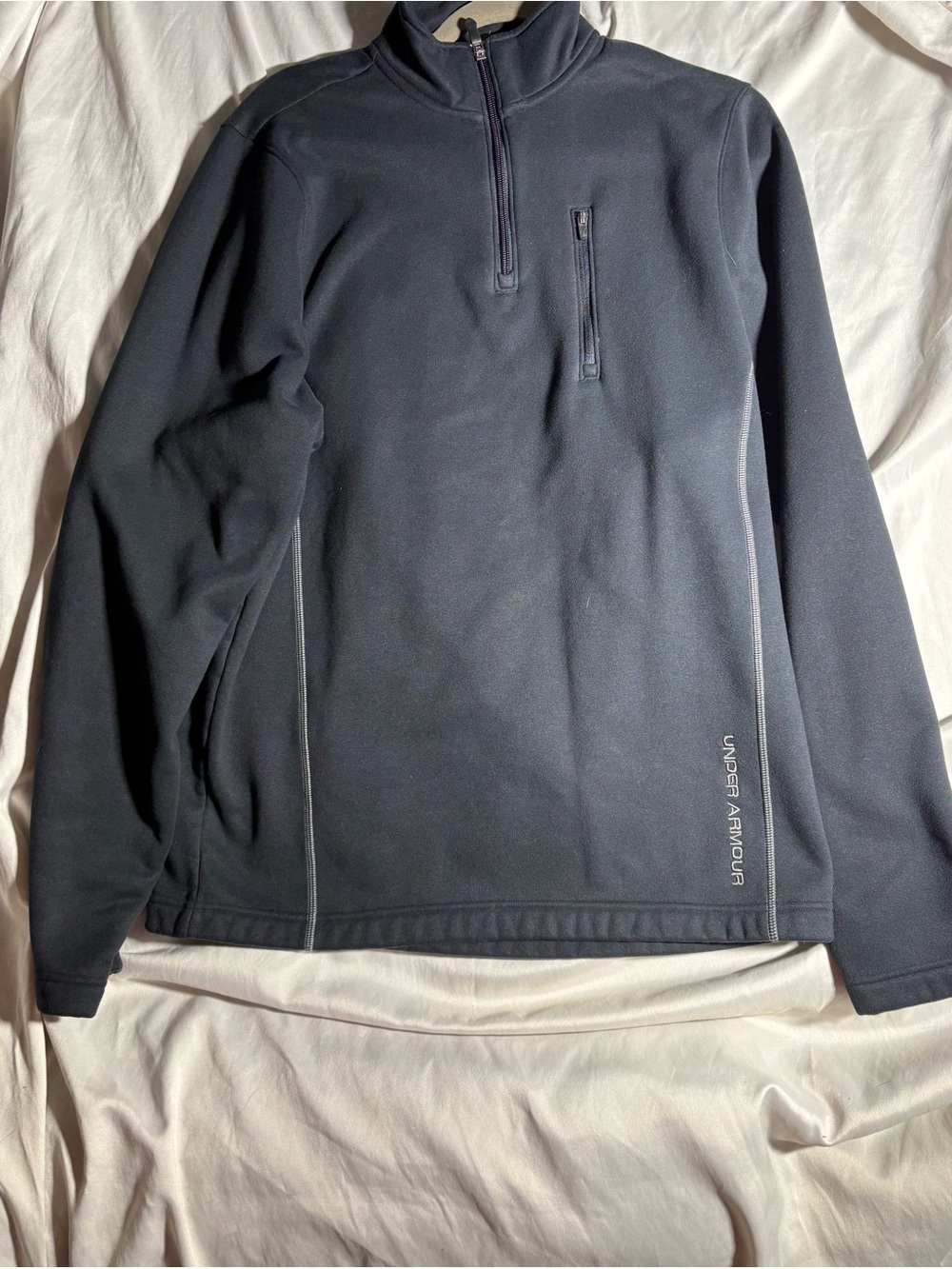 Under Armour Men’s Black Half-Zip Performance Pullover